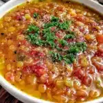 healthy batch cook lentil soup - featured image