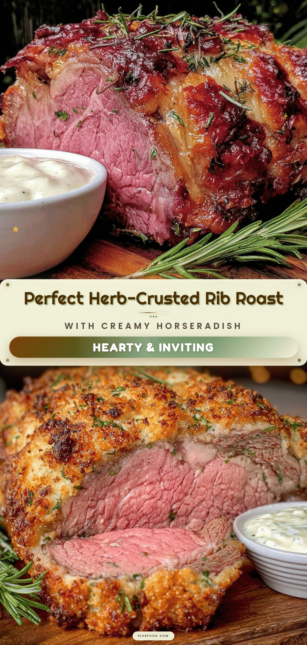herb-crusted standing rib roast recipe
