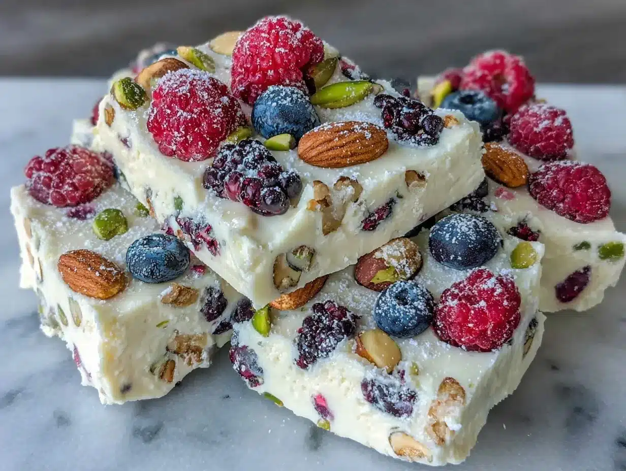 high-protein frozen yogurt bark preparation steps