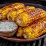 honey old bay corn ribs - featured image