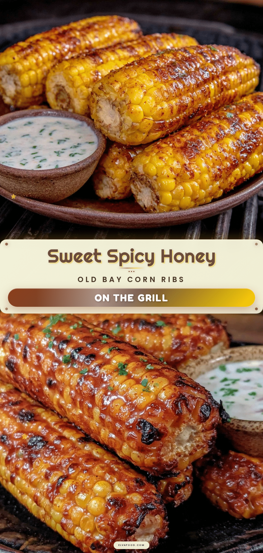 honey old bay corn ribs recipe