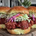 Nashville Hot Honey Chicken Sliders - featured image