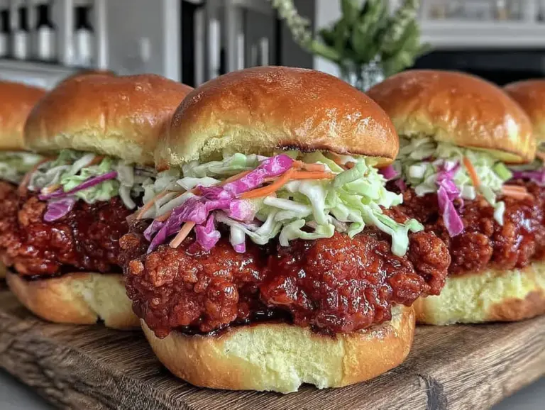 Nashville Hot Honey Chicken Sliders - featured image