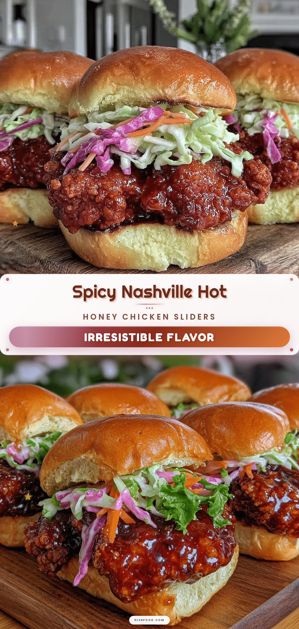Nashville Hot Honey Chicken Sliders recipe