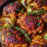 one-pot apple cider chicken thighs - featured image