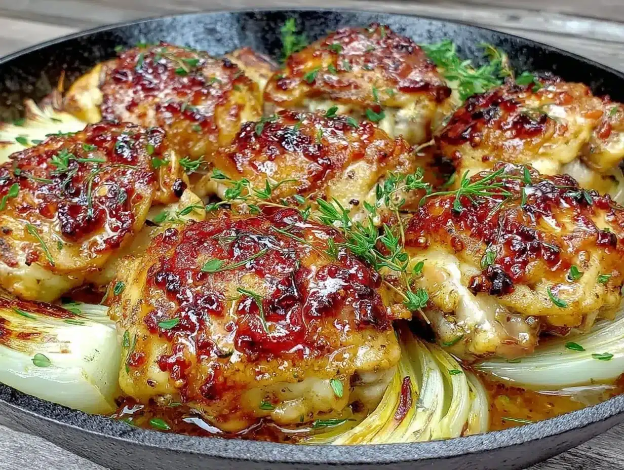 one-pot apple cider chicken thighs preparation steps
