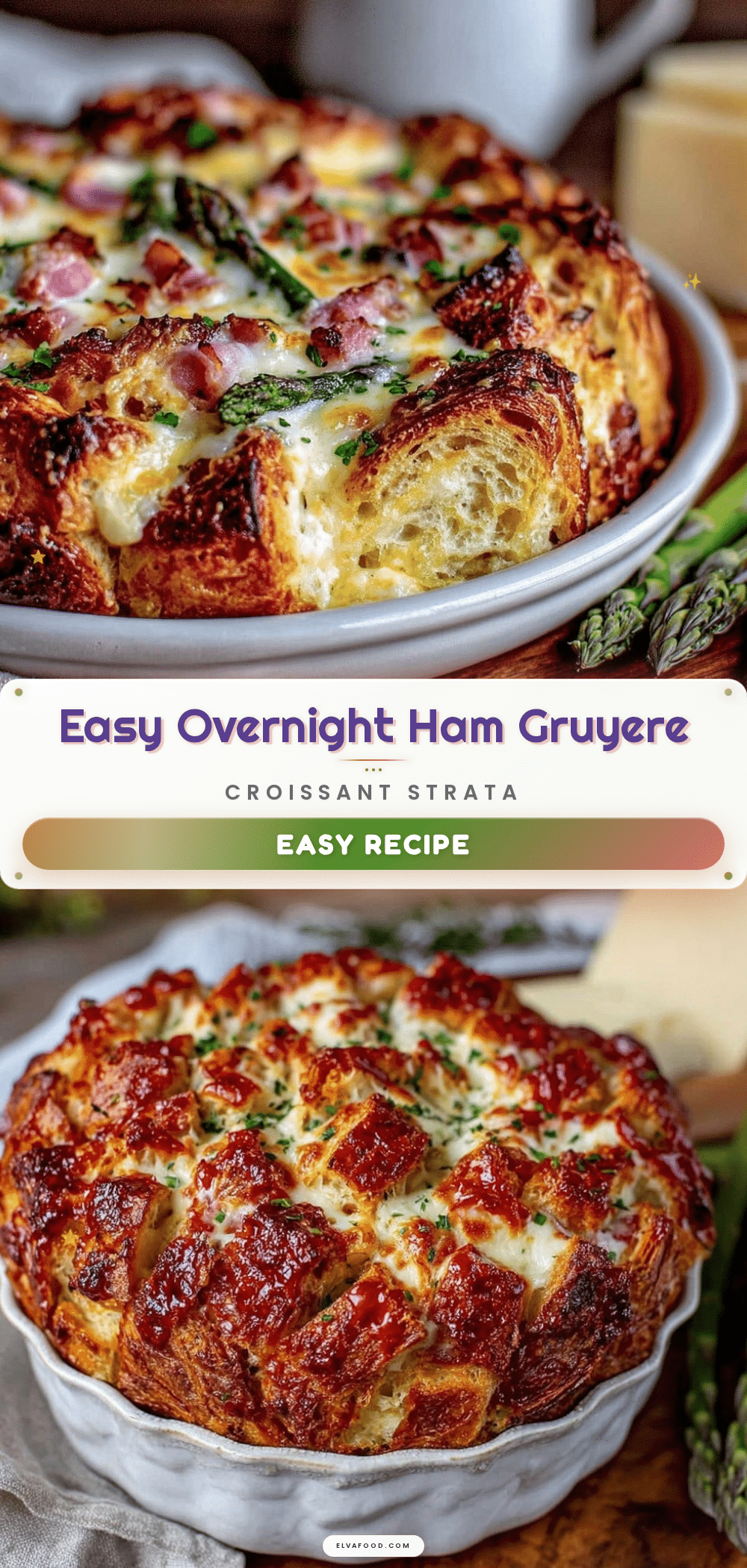 overnight croissant strata recipe