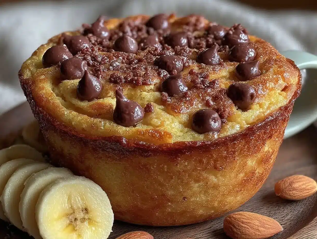 peanut butter banana mug cake preparation steps