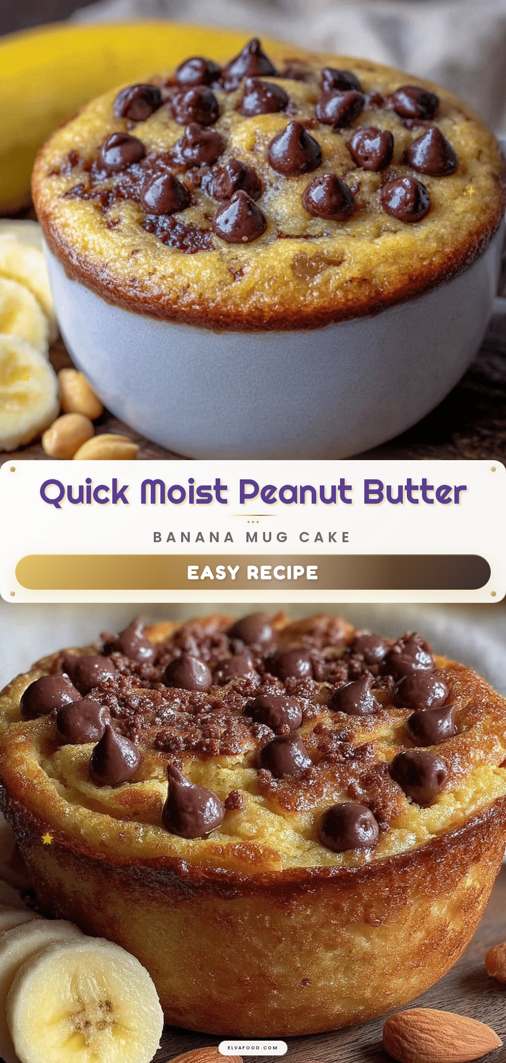 peanut butter banana mug cake recipe