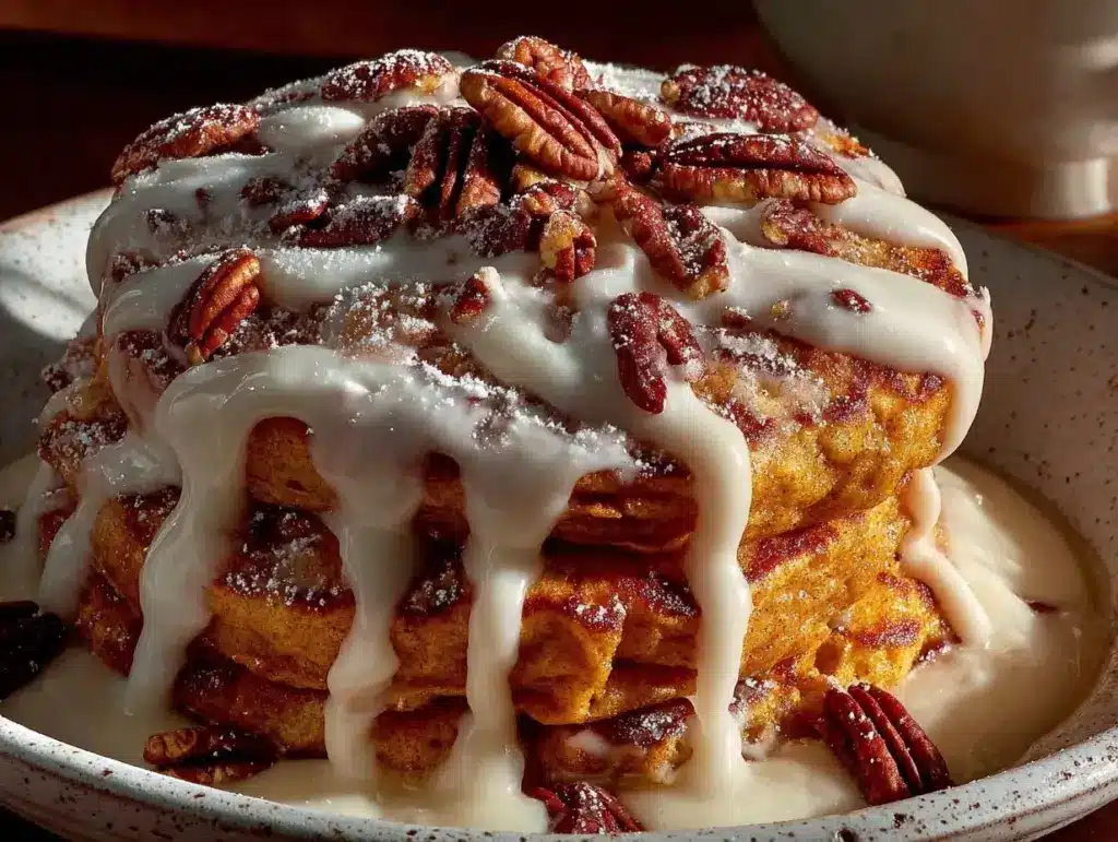 pumpkin spice sheet pancakes - featured image