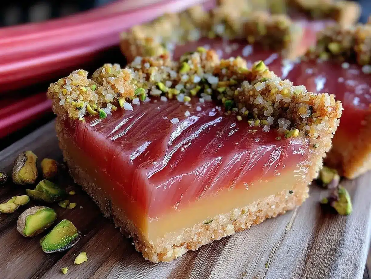 rhubarb curd tart preparation steps