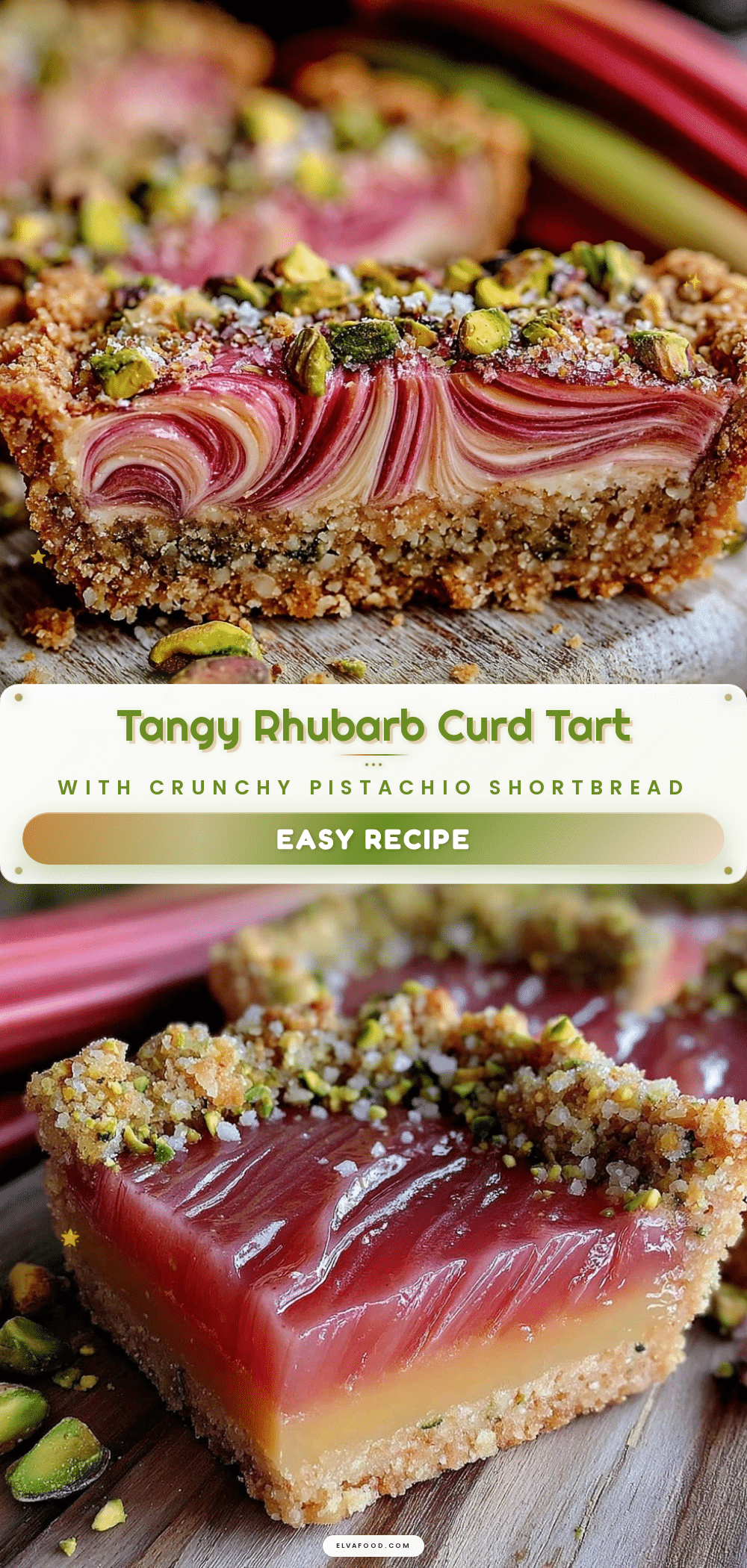 rhubarb curd tart recipe