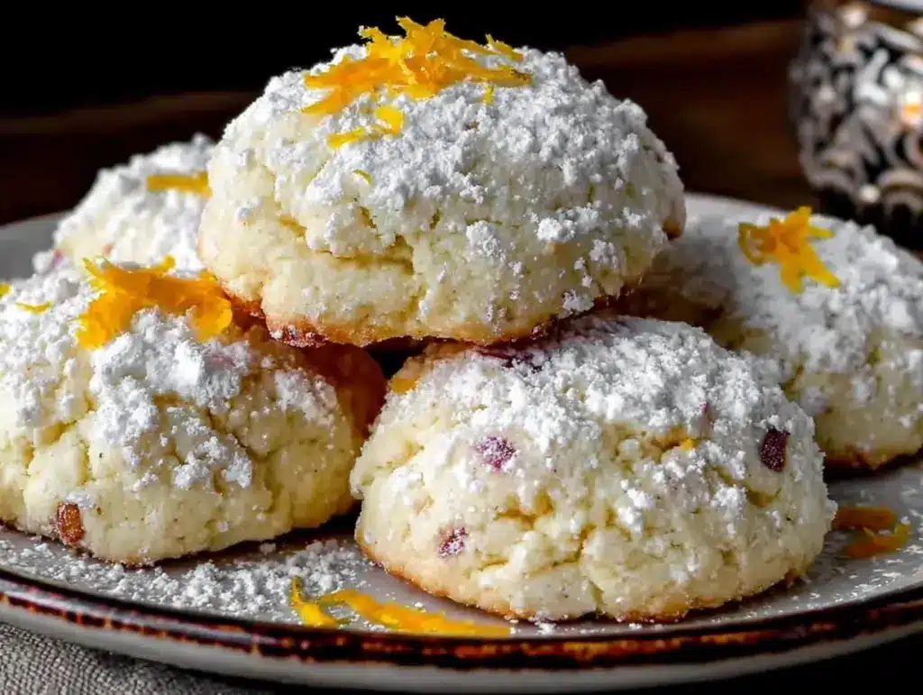 ricciarelli almond soft cookies - featured image