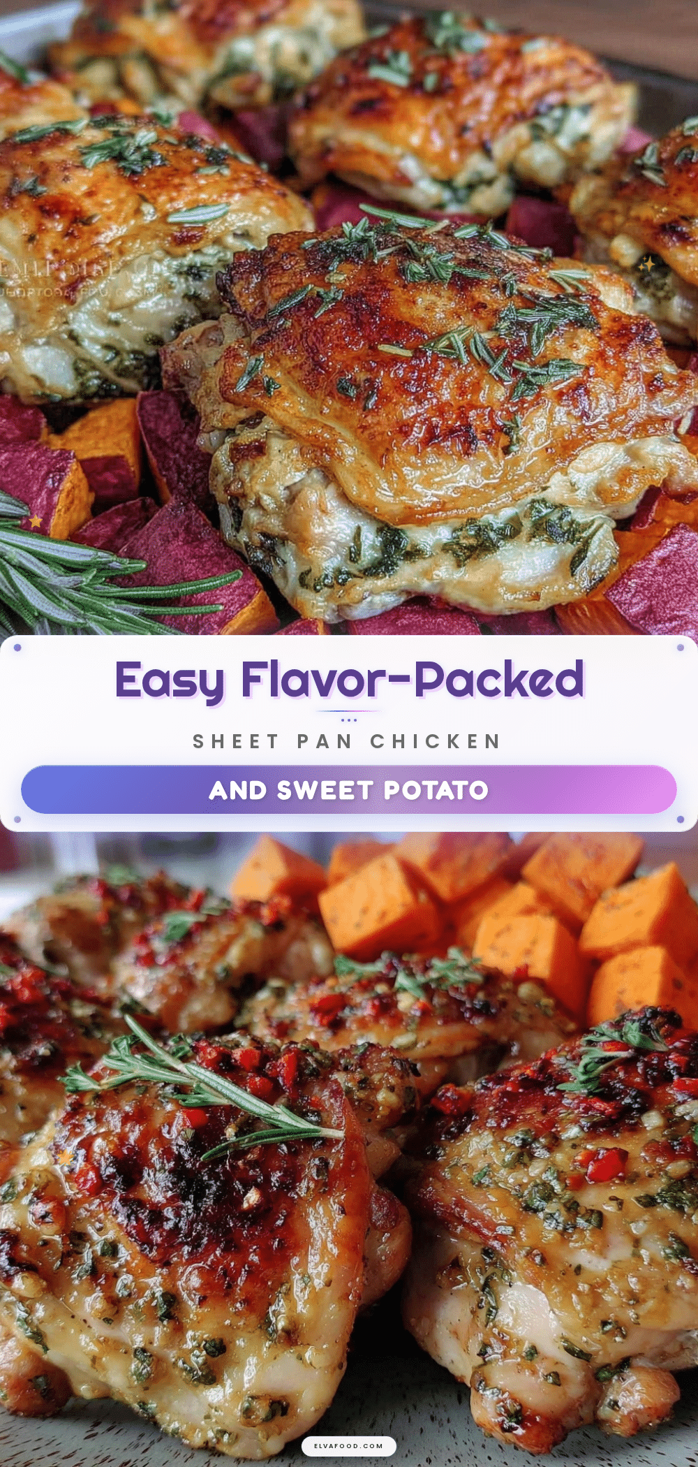 sheet pan chicken and sweet potato recipe