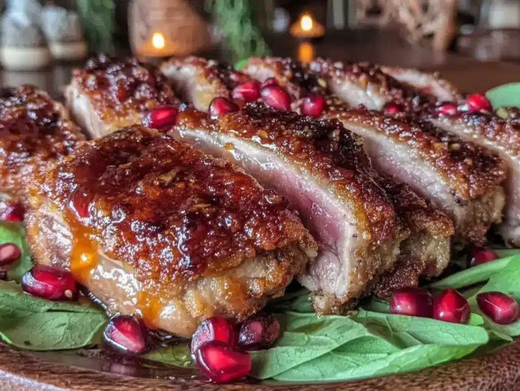 slow roasted duck breast - featured image