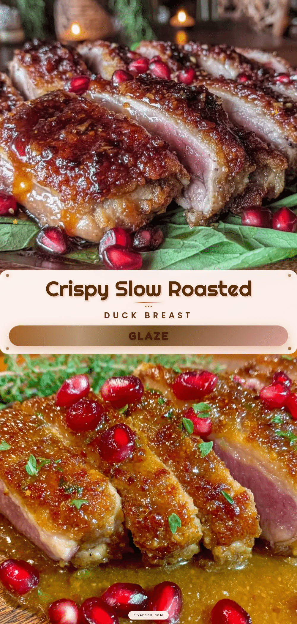 slow roasted duck breast recipe