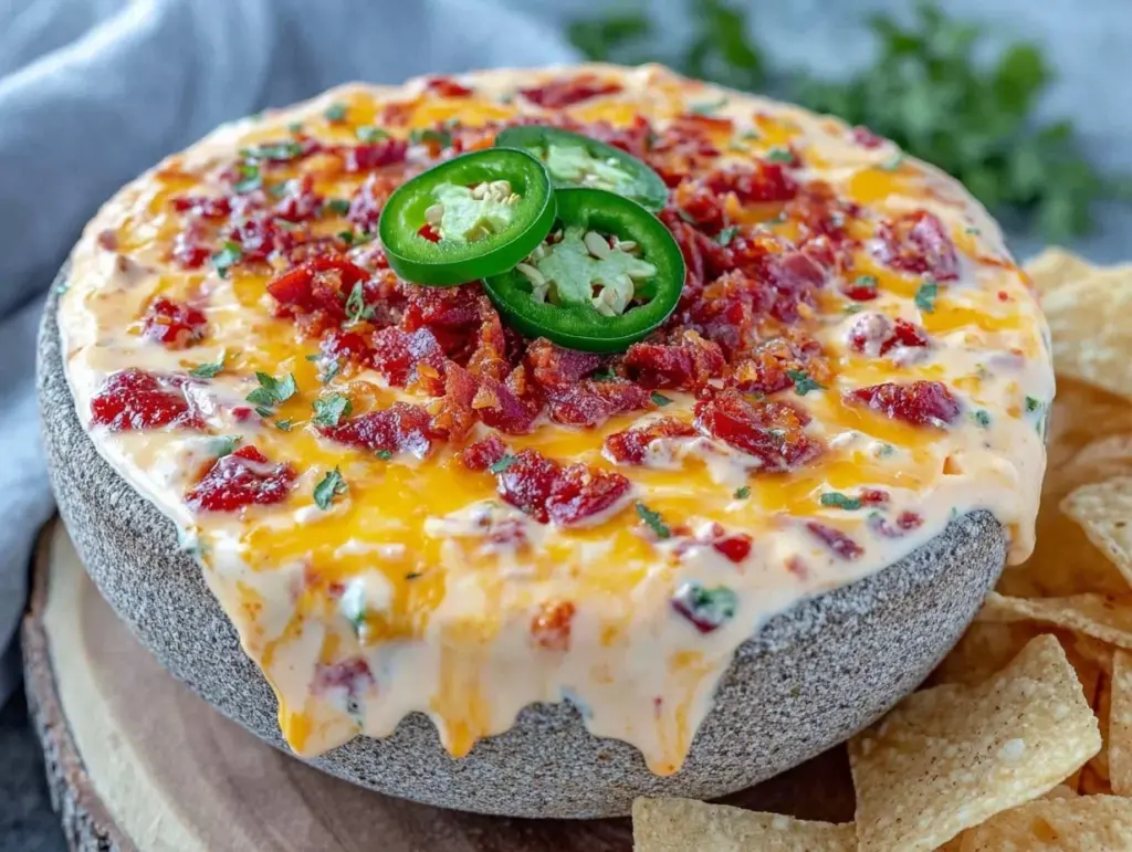 smoked queso recipe - featured image