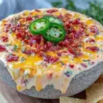 smoked queso recipe - featured image