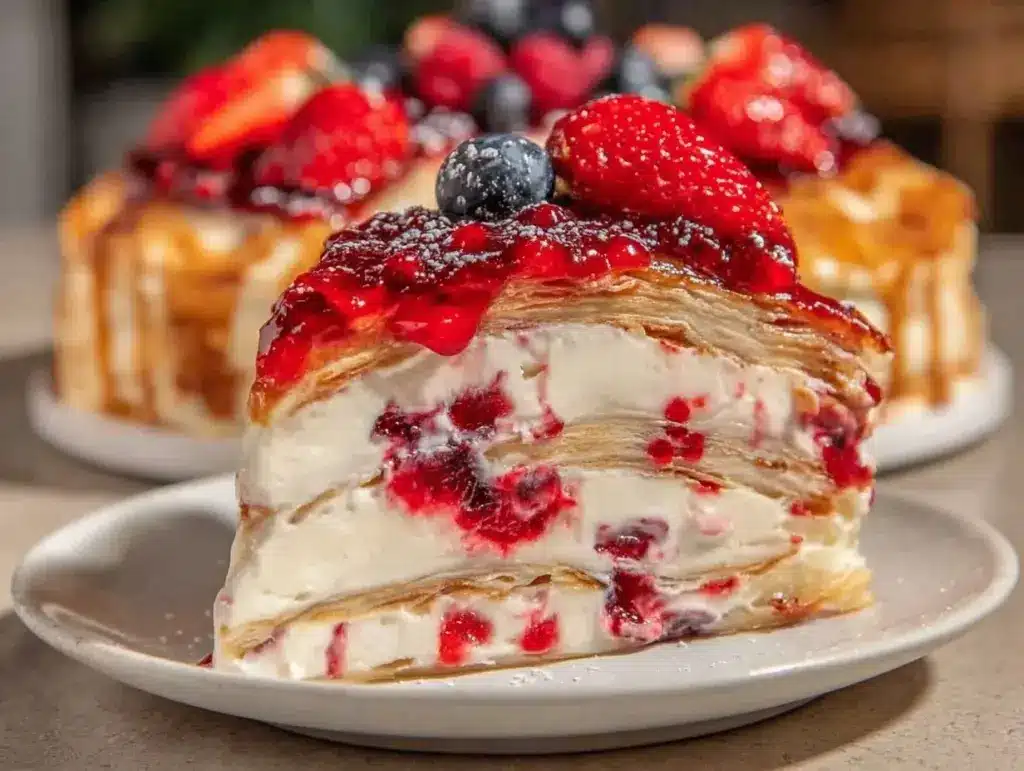 Stars and Stripes crepe cake - featured image