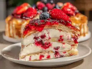 Stars and Stripes crepe cake - featured image