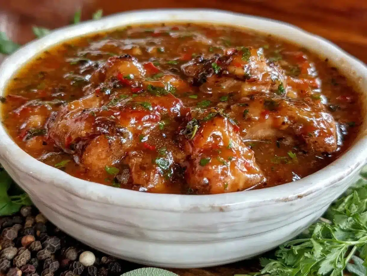 turkey neck and giblet gravy preparation steps