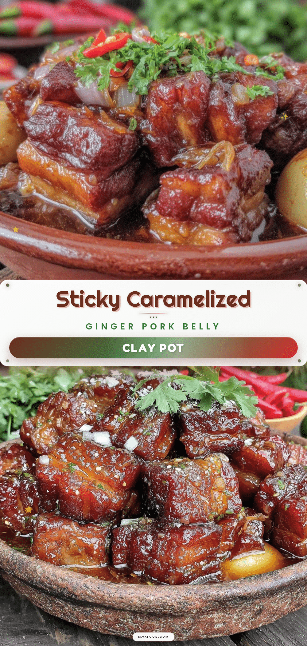 Vietnamese caramelized ginger pork belly recipe