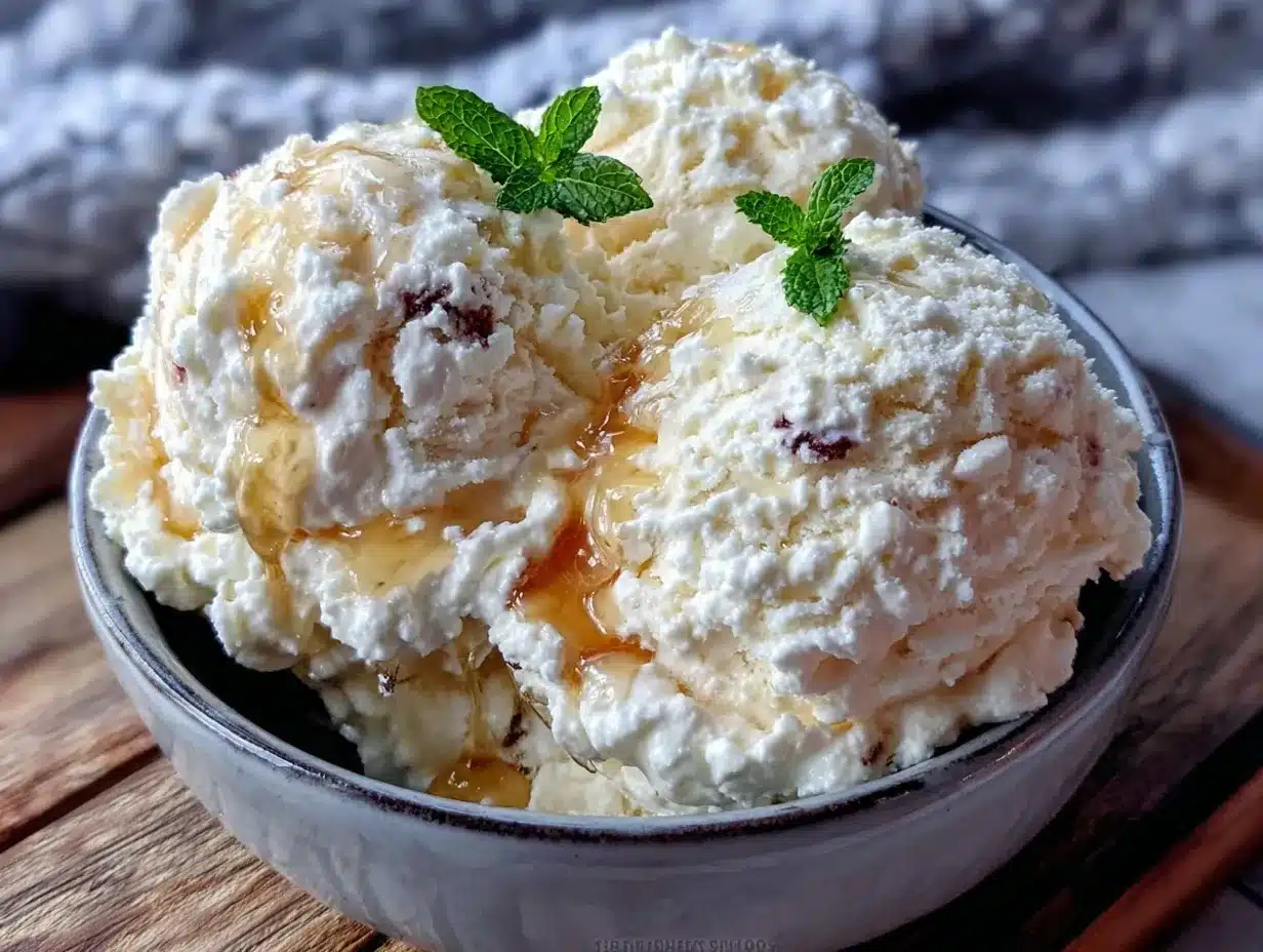 viral cottage cheese ice cream preparation steps