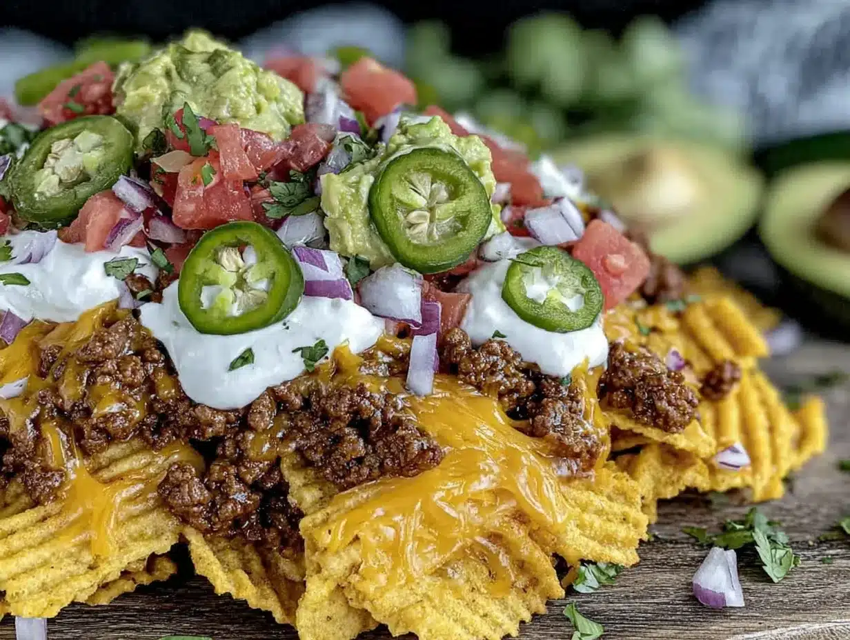 walking taco bar recipe preparation steps