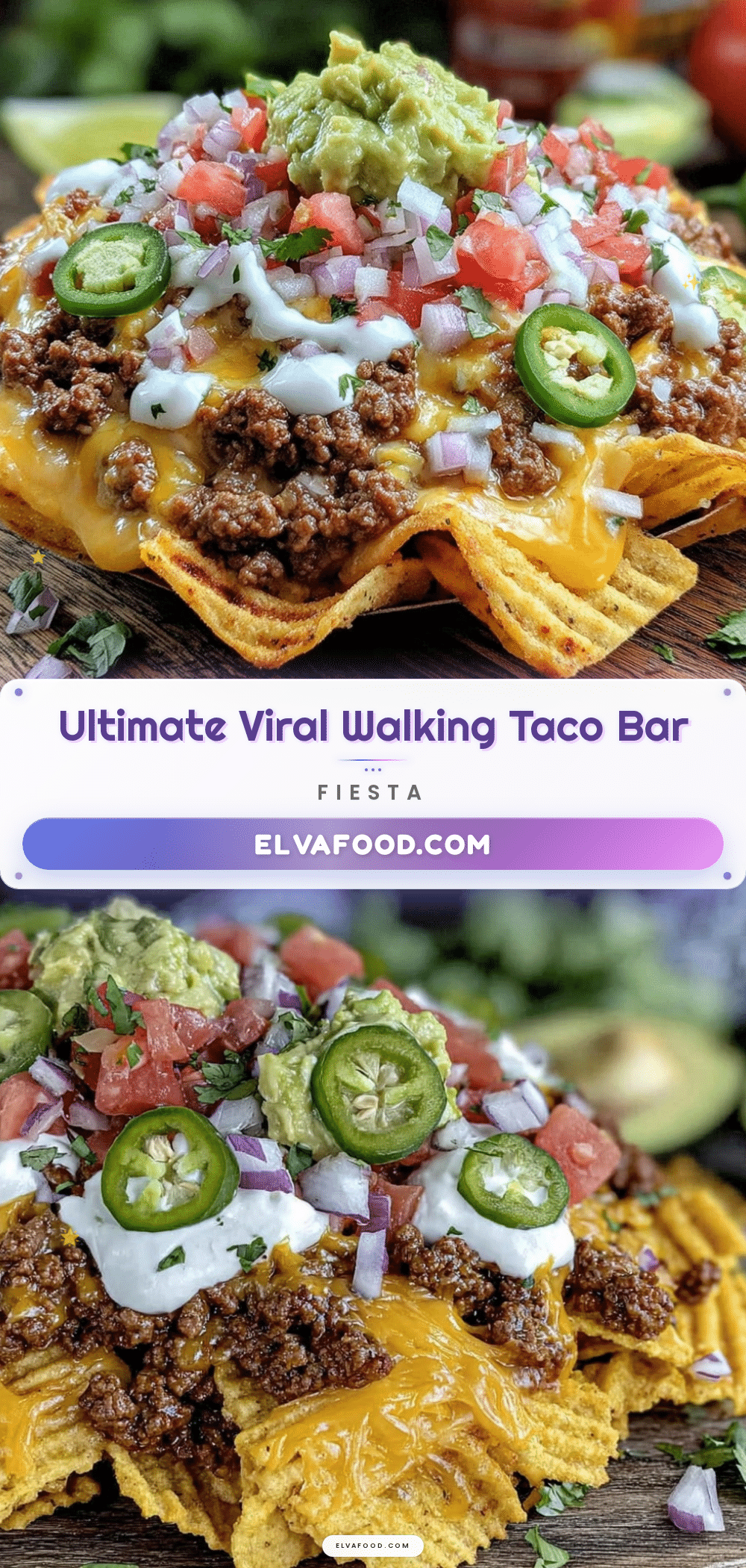 walking taco bar recipe recipe