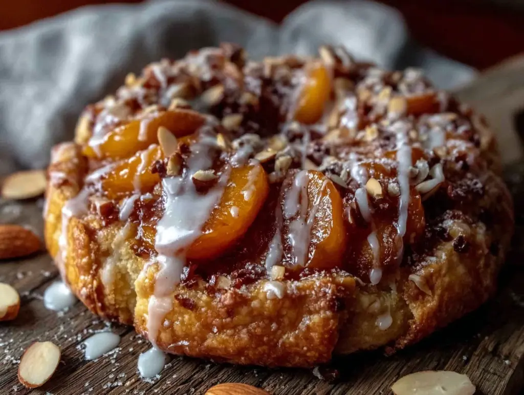 apricot almond galette - featured image