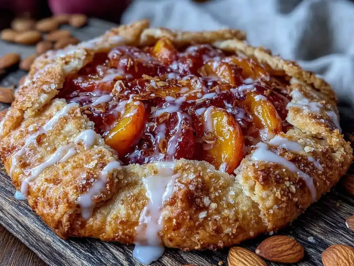 apricot almond galette preparation steps