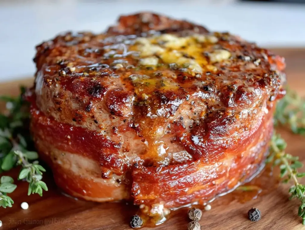 bacon-wrapped filet mignon - featured image