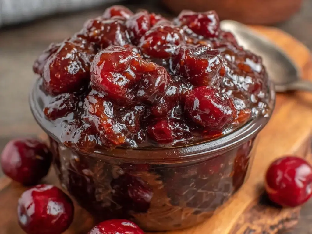 bourbon cherry jam - featured image