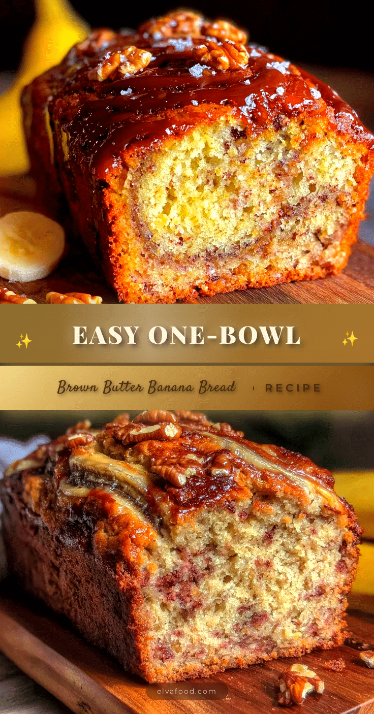 brown butter banana bread recipe