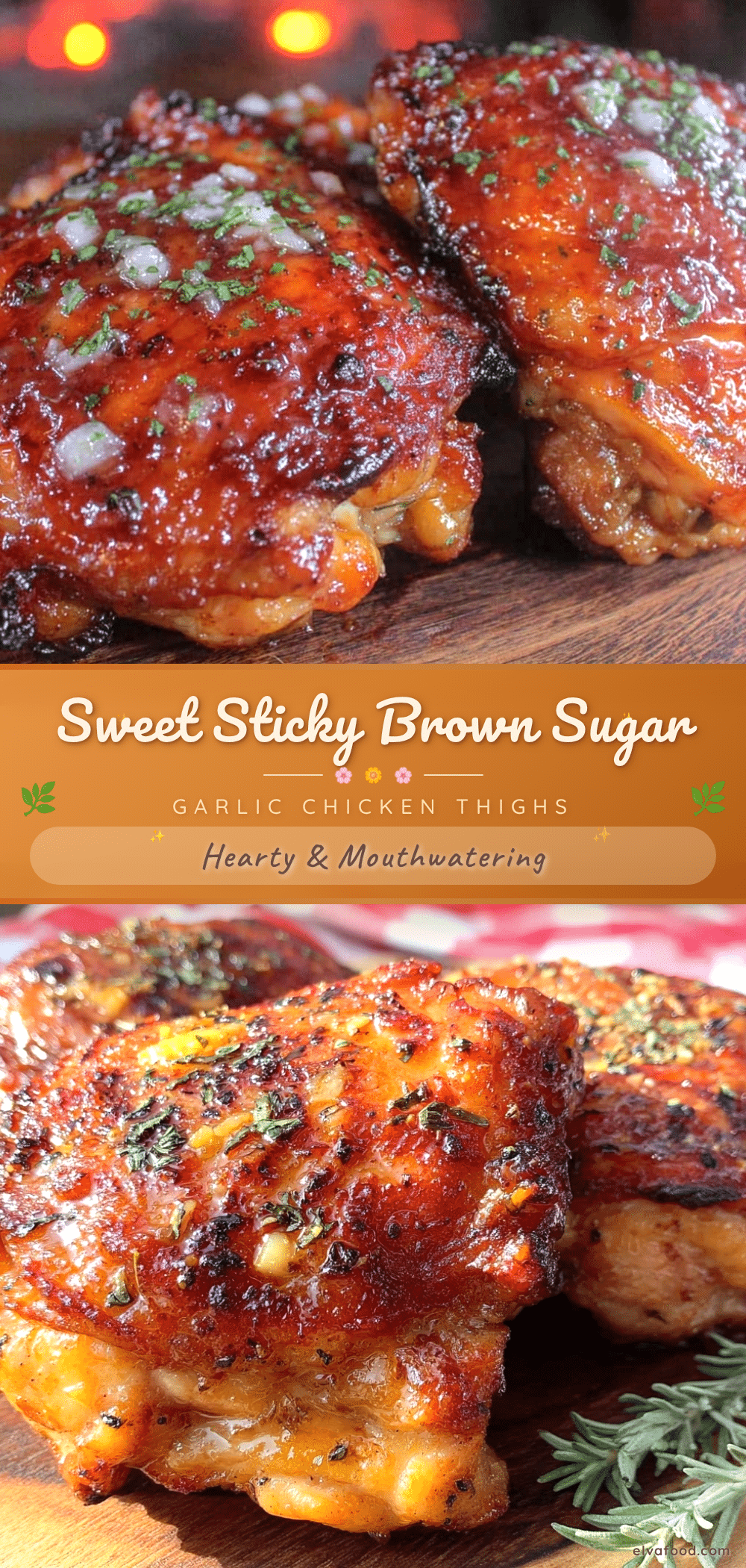 brown sugar garlic grilled chicken thighs recipe