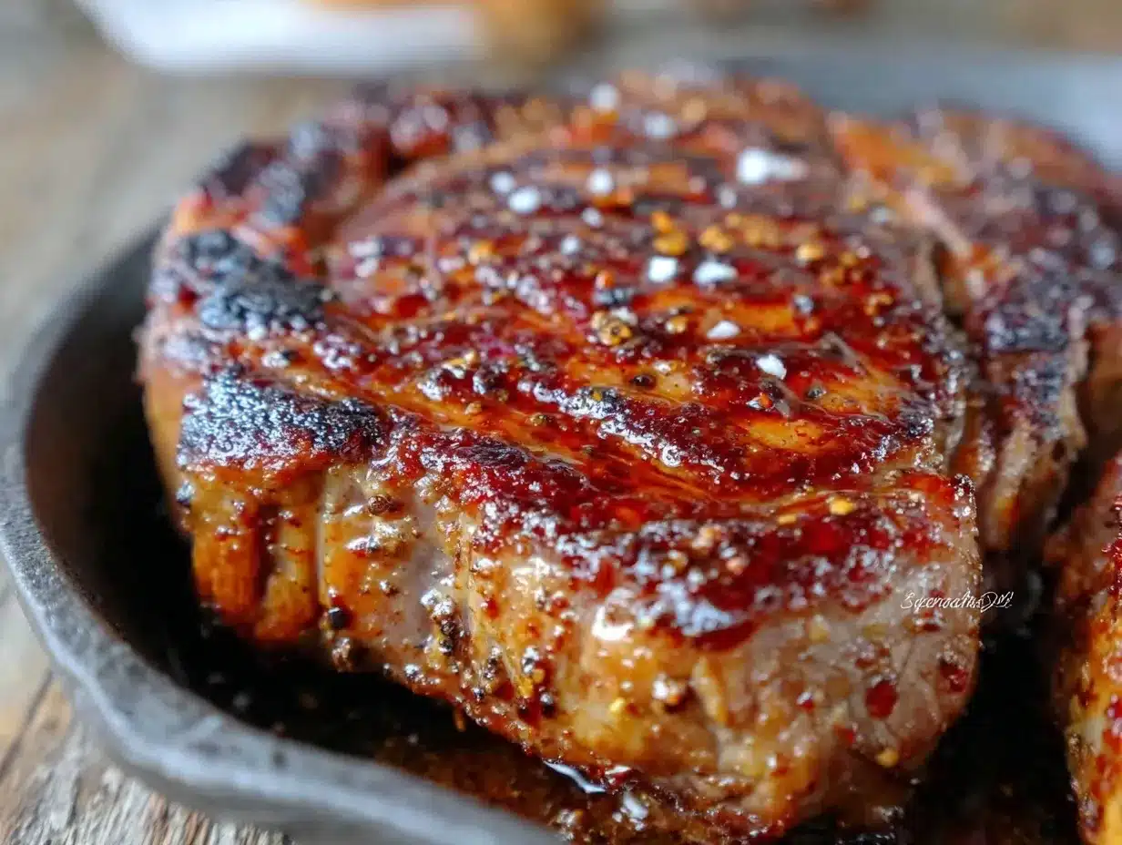 coffee-rubbed ribeye steak preparation steps