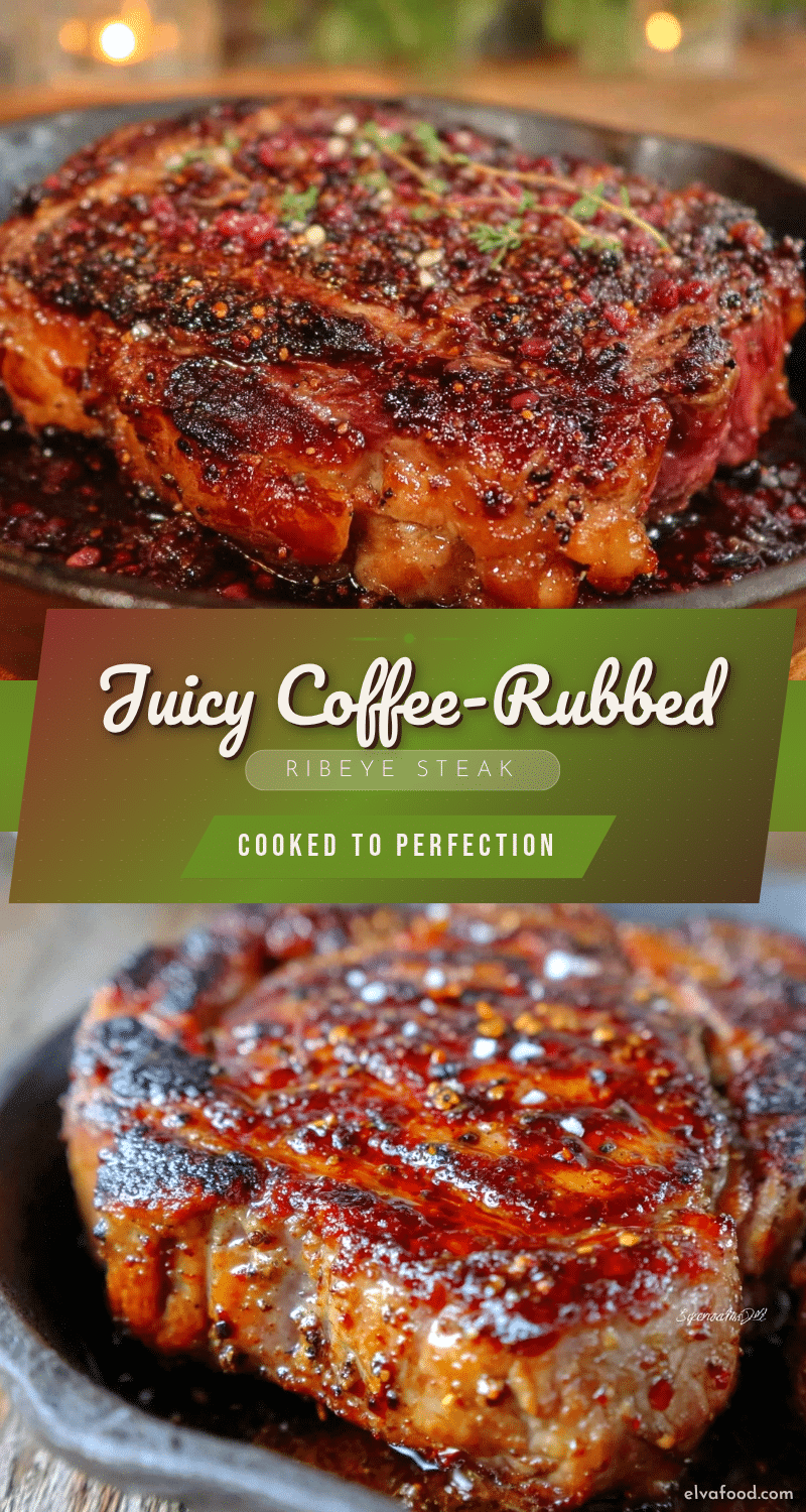 coffee-rubbed ribeye steak recipe