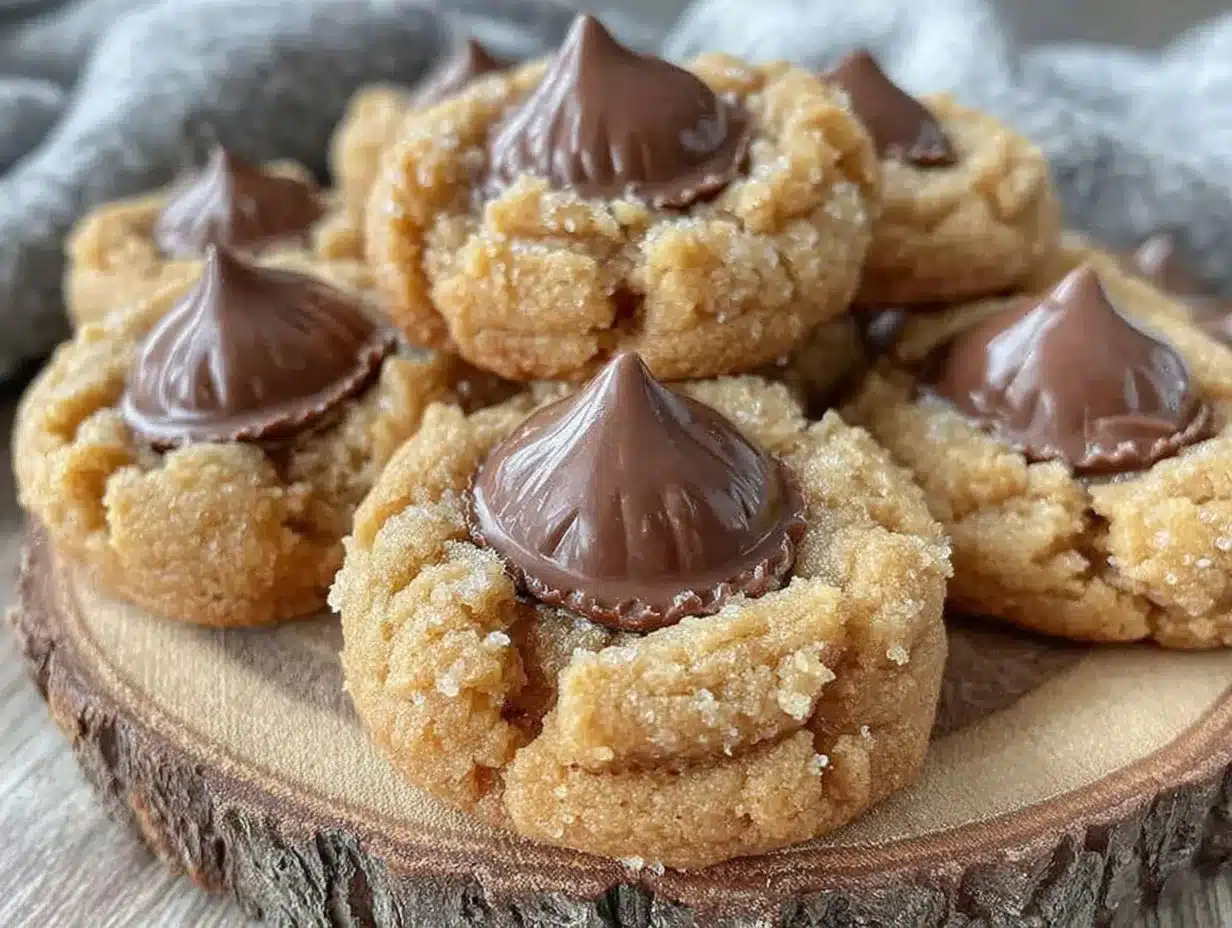 cozy peanut butter blossoms recipe preparation steps