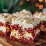 creamy flag sheet cake - featured image