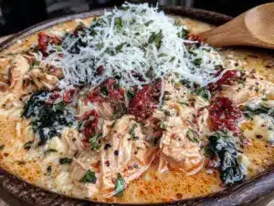 Creamy Tuscan Chicken Soup - featured image