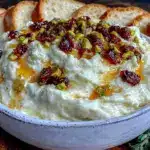 creamy whipped feta dip - featured image