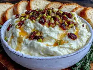 creamy whipped feta dip - featured image