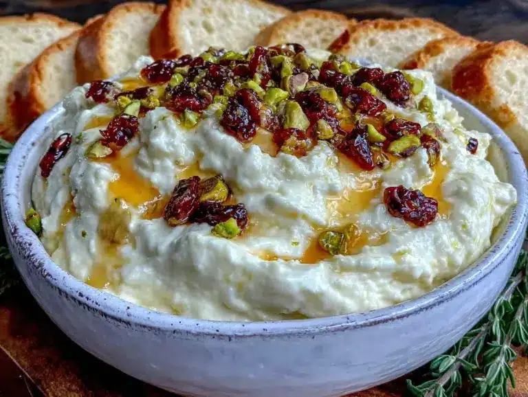 creamy whipped feta dip - featured image