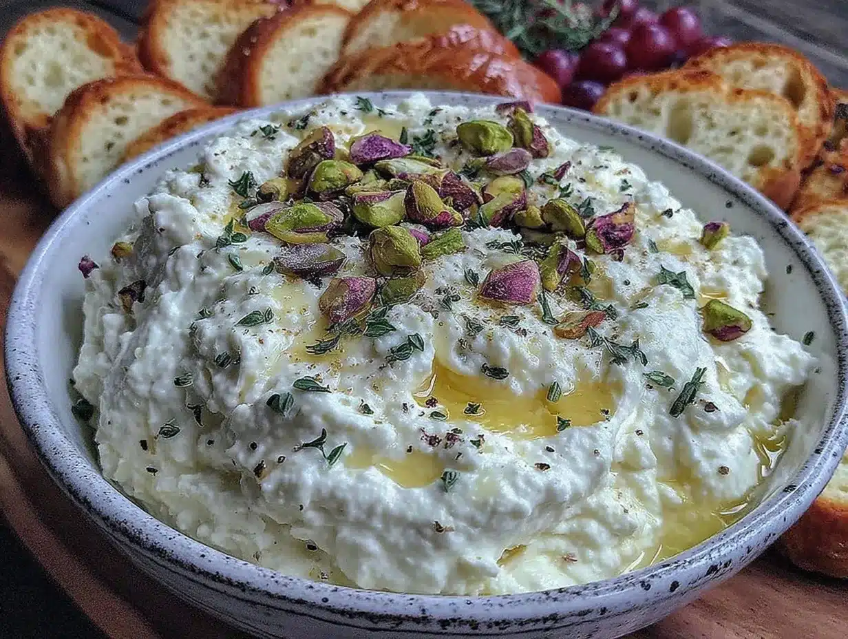 creamy whipped feta dip preparation steps