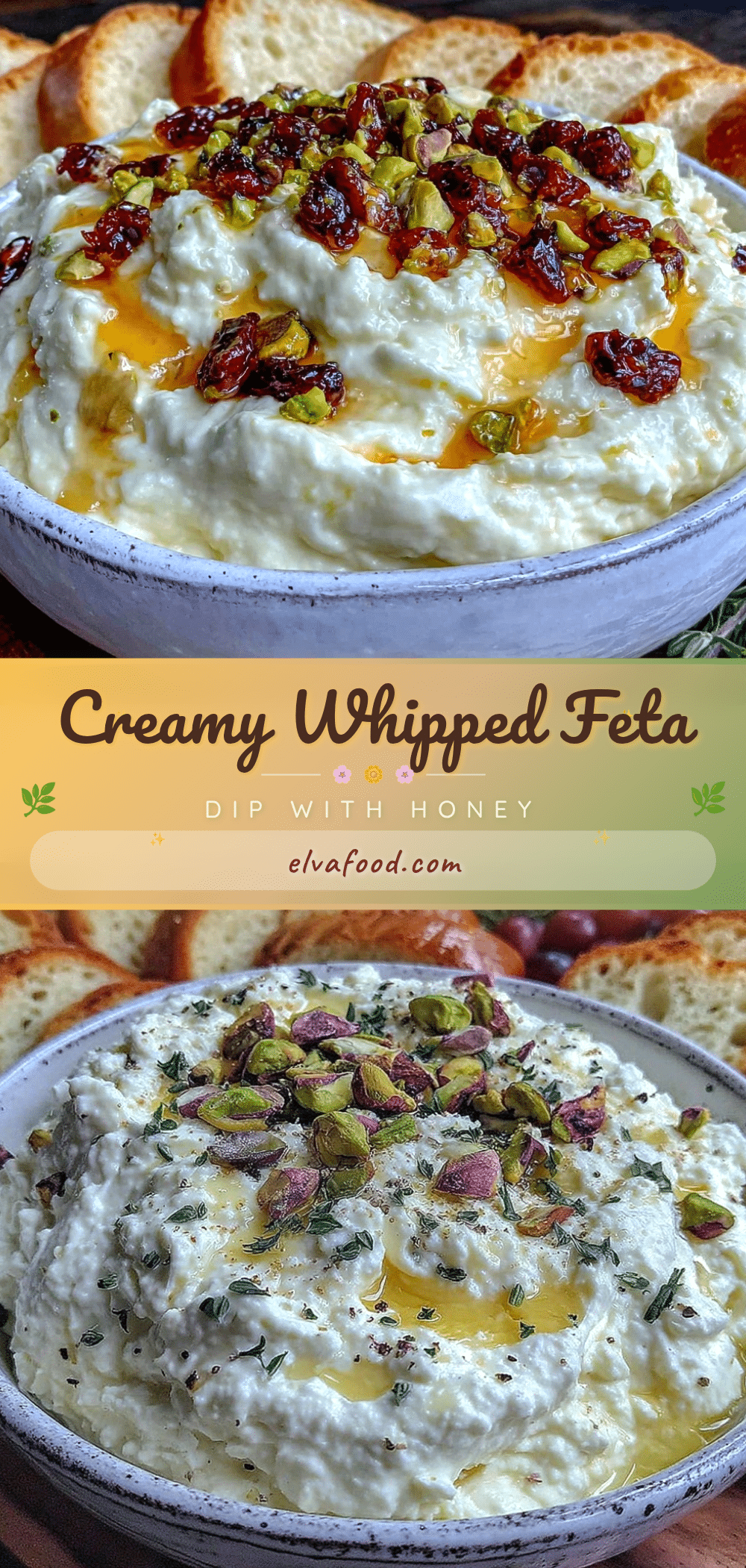 creamy whipped feta dip recipe