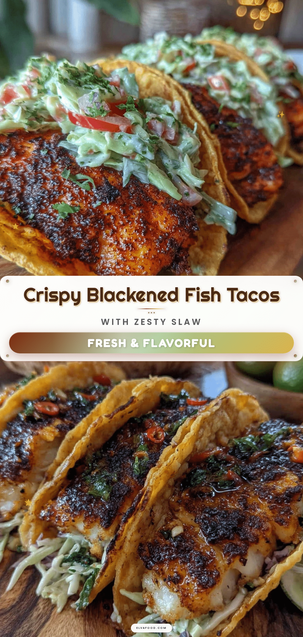 crispy blackened fish tacos recipe