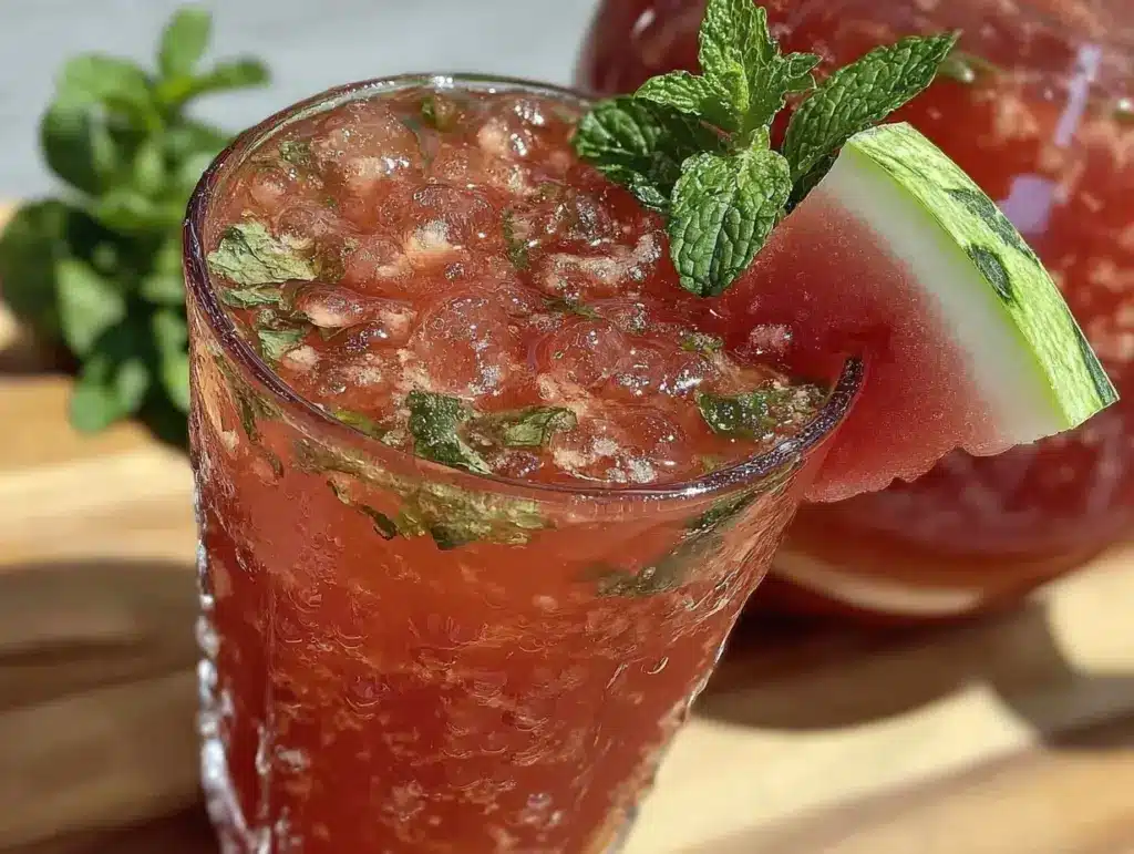 fresh watermelon mint agua fresca - featured image