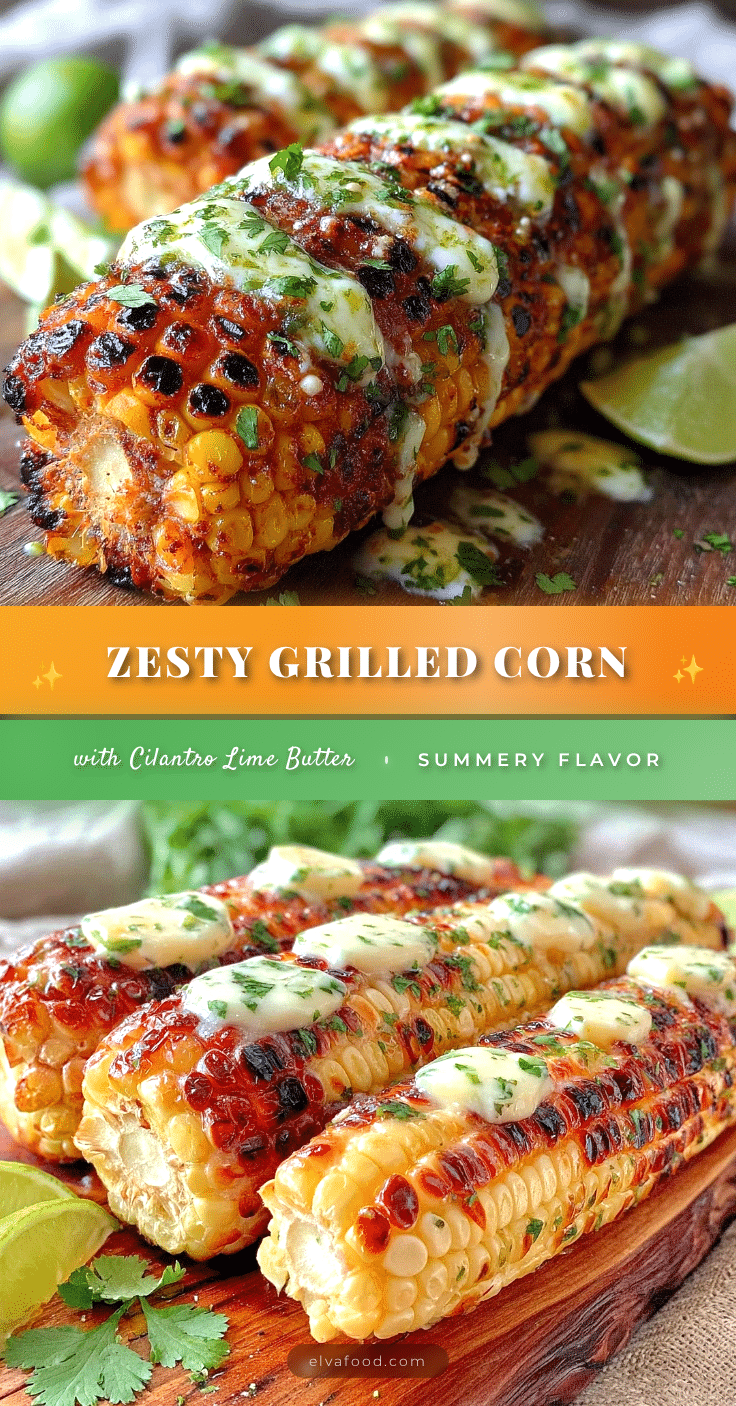grilled corn with cilantro lime butter recipe