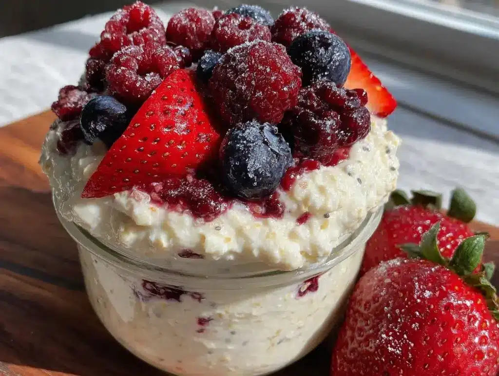 healthy overnight protein oats - featured image