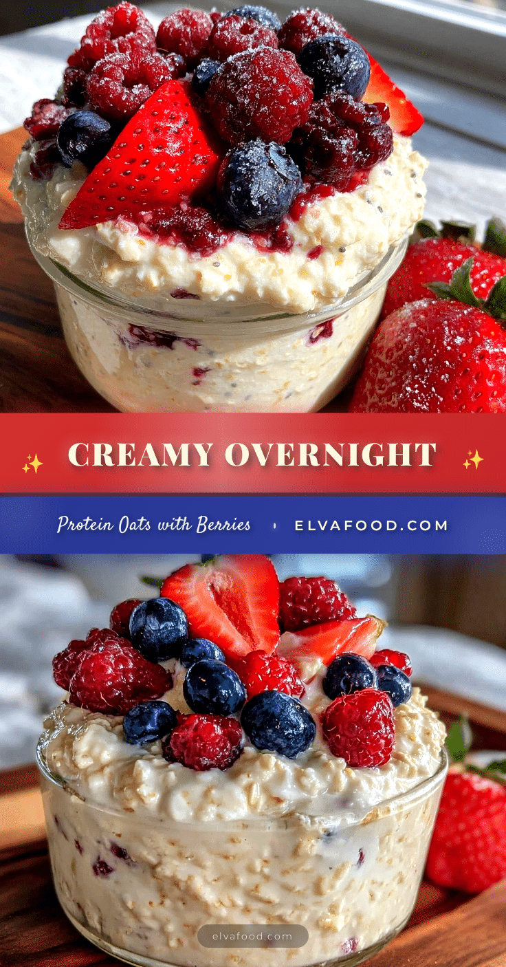 healthy overnight protein oats recipe